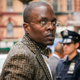 Bishop Lamor Miller-Whitehead speaks with the media about his attempt to negotiate the surrender of a man accused of gunning down a stranger on a New York City subway train, on Tuesday, May 24, 2022, in New York. Miller-Whitehead, a preacher known for his close friendship with New York City’s mayor, was robbed of more than $1 million worth of jewelry Sunday, July 24, 2022, by armed bandits who crashed his Brooklyn church service.